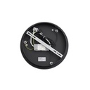 LÁMPARA COLGANTE ALUMINIO LED 6W 360lm 3000K Ø300x1500mm NEGRO ARTE ILLUMINA CASCADE