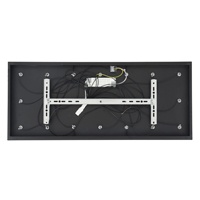 LÁMPARA DE TECHO COLGANTE ALUMINIO LED 47W 2820lm 3000K 940x1500mm NEGRO ARTE ILLUMINA CASCADE