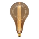 BOMBILLA LED PERA P165 3,5W Ε27 2000K 220-240V ORO CRISTAL REGULABLE EUROLAMP