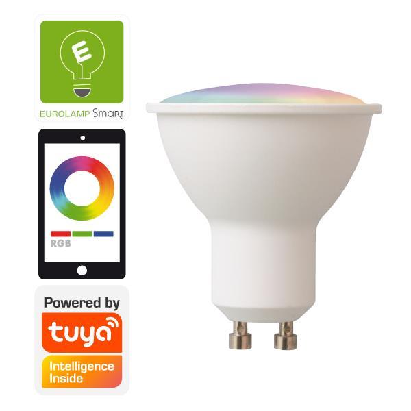 BOMBILLA LED SMART WIFI  GU10 6W RGBW 220-240V