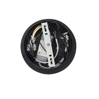 LÁMPARA COLGANTE ALUMINIO LED 21W 1260lm 3000K Ø420mm NEGRO-ORO ARTE ILLUMINA LUIS