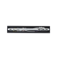 LÁMPARA COLGANTE ALUMINIO LED 21W 1260lm 3000K 1200x1200mm NEGRO-ORO ARTE ILLUMINA LUIS