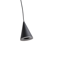 LÁMPARA COLGANTE LED 5W 300lm 3000K 80x1200mm NEGRO ARTE ILLUMINA CAMPANELLE
