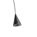 LÁMPARA COLGANTE LED 5W 300lm 3000K 80x1200mm NEGRO ARTE ILLUMINA CAMPANELLE