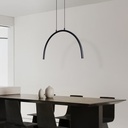 LÁMPARA COLGANTE ALUMINIO-METAL 5W 448lm 3000K 600x20 X330mm  ARTE ILLUMINA APSIS
