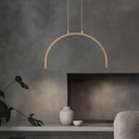 LÁMPARA COLGANTE ALUMINIO-METAL 5W 448lm 3000K 600x20 X330mm  ARTE ILLUMINA APSIS
