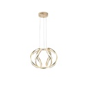 LÁMPARA DE TECHO COLGANTE ALUMINIO LED 38W 2800lm 3000K Ø60mm ORO ARTE ILLUMINA ORBIT