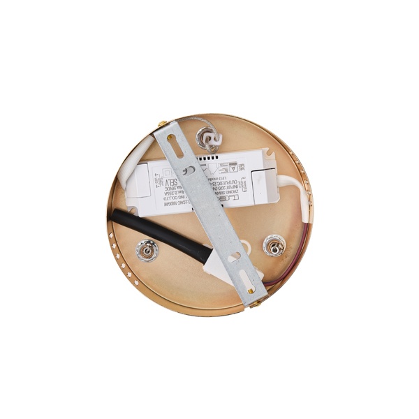 LÁMPARA DE TECHO COLGANTE ALUMINIO LED 38W 2800lm 3000K Ø60mm ORO ARTE ILLUMINA ORBIT