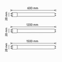 TUBO LED T8 300° 175-265V AC "CONEXIÓN 2 LADOS" VALUE