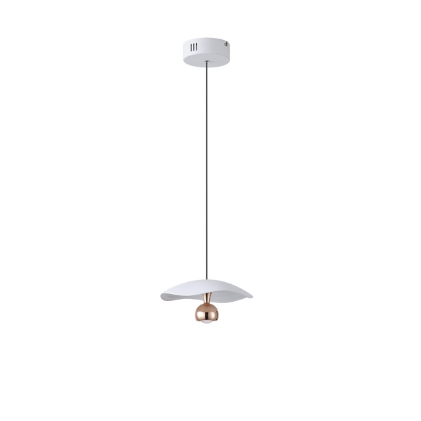LÁMPARA DE TECHO COLGANTE ALUMINIO LED 8W 400lm 3000K Ø230mm ARTE ILLUMINA ENIGMA