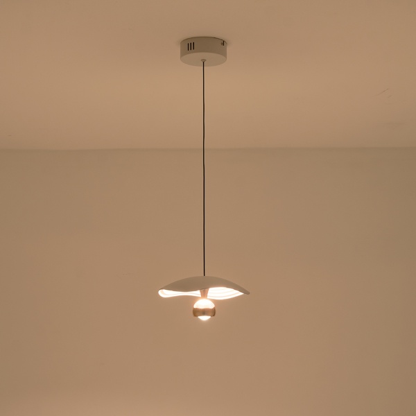 LÁMPARA DE TECHO COLGANTE ALUMINIO LED 8W 400lm 3000K Ø230mm ARTE ILLUMINA ENIGMA