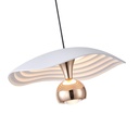 LÁMPARA DE TECHO COLGANTE ALUMINIO LED 8W 400lm 3000K Ø230mm ARTE ILLUMINA ENIGMA