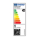 BOMBILLA A60 ESTANDAR FILAMENTO 5W 1055lm E27 3000K CLARO