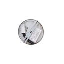 LÁMPARA DE TECHO COLGANTE ALUMINIO REDONDO LED 6W 500Lm 3000K Ø100x1200mm ARTE ILLUMINA MELANIE