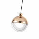 LÁMPARA DE TECHO COLGANTE ALUMINIO REDONDO LED 6W 500Lm 3000K Ø100x1200mm ARTE ILLUMINA MELANIE