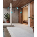 LÁMPARA DE TECHO ALUMINIO LED 36W 850lm 3000K 820x16x1340mm NEGRO ARTE ILLUMINA SQUARE