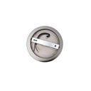 LÁMPARA DE TECHO COLGANTE METAL-VIDRIO 8xΕ14 Μax 8W Ø420x1500mm NEGRO ARTE ILLUMINA MIRA