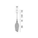 LÁMPARA DE TECHO COLGANTE METAL LED 6.3W 648lm Ø164x1774mm ARTE ILLUMINA PERFORATO