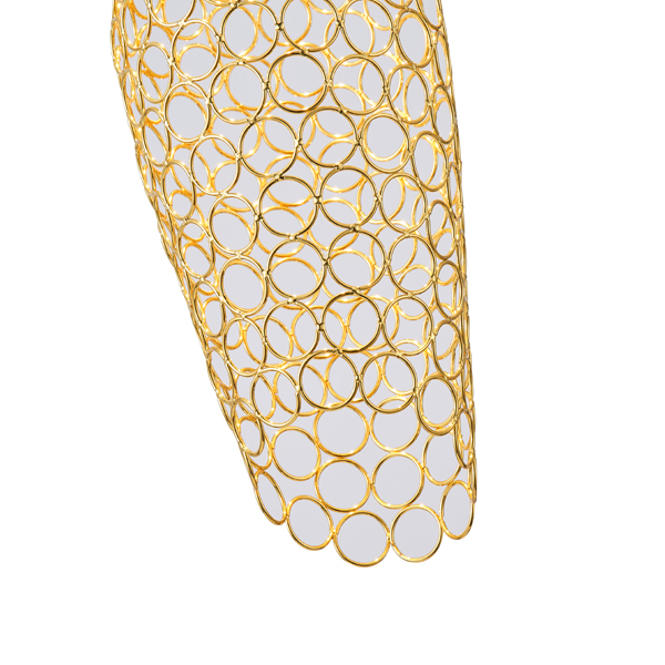 LÁMPARA DE TECHO COLGANTE METAL LED 6.3W 648lm Ø164x1774mm ARTE ILLUMINA PERFORATO