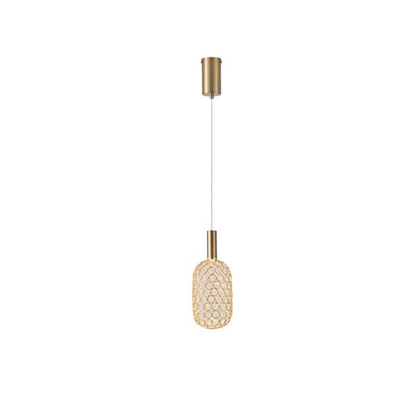 LÁMPARA DE TECHO COLGANTE LED 6.3W 648lm 3000K Ø130x1588mm ARTE ILLUMINA PERFORATO
