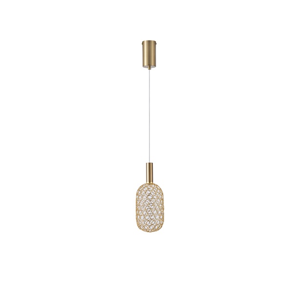 LÁMPARA DE TECHO COLGANTE LED 6.3W 648lm 3000K Ø130x1588mm ARTE ILLUMINA PERFORATO