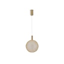 LÁMPARA DE TECHO COLGANTE BOLA LED 6.3W 648lm 3000K Ø250x1388mm ARTE ILLUMINA PERFORATO