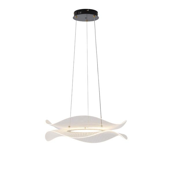 LÁMPARA COLGANTE ACRÍLICAS REDONDA LED 48W 43203000K Ø540 mm NEGRO ARTE ILLUMINA FIRENZE