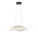 LÁMPARA COLGANTE ACRÍLICAS REDONDA LED 48W 43203000K Ø540 mm NEGRO ARTE ILLUMINA FIRENZE