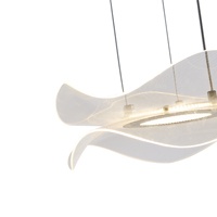 LÁMPARA COLGANTE ACRÍLICAS REDONDA LED 34W 3024lm 3000K Ø340mm NEGRO ARTE ILLUMINA FIRENZE