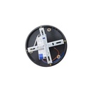 LÁMPARA COLGANTE ACRÍLICAS REDONDA LED 34W 3024lm 3000K Ø340mm NEGRO ARTE ILLUMINA FIRENZE
