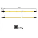 TIRA LED COB 20W/m 230V IP68 Glaseada corte 10cm (PRECIO POR METRO)