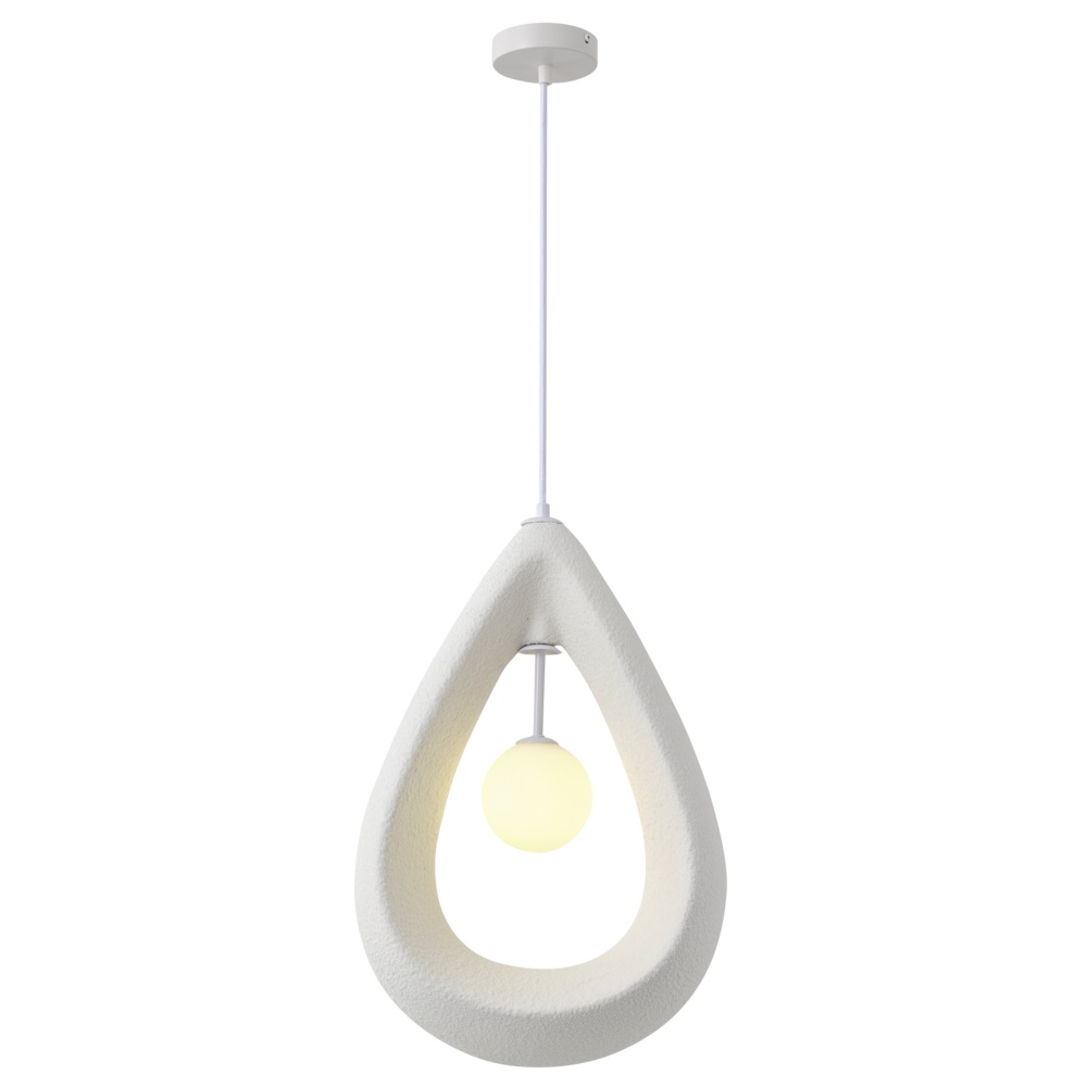 LÁMPARA DE TECHO COLGANTE DE POLIESTIRENO 330x200mm ARTE ILLUMINA DROPA