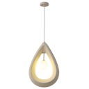 LÁMPARA DE TECHO COLGANTE DE POLIESTIRENO 330x200mm ARTE ILLUMINA DROPA
