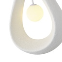 LÁMPARA DE TECHO COLGANTE DE POLIESTIRENO 330x200mm ARTE ILLUMINA DROPA