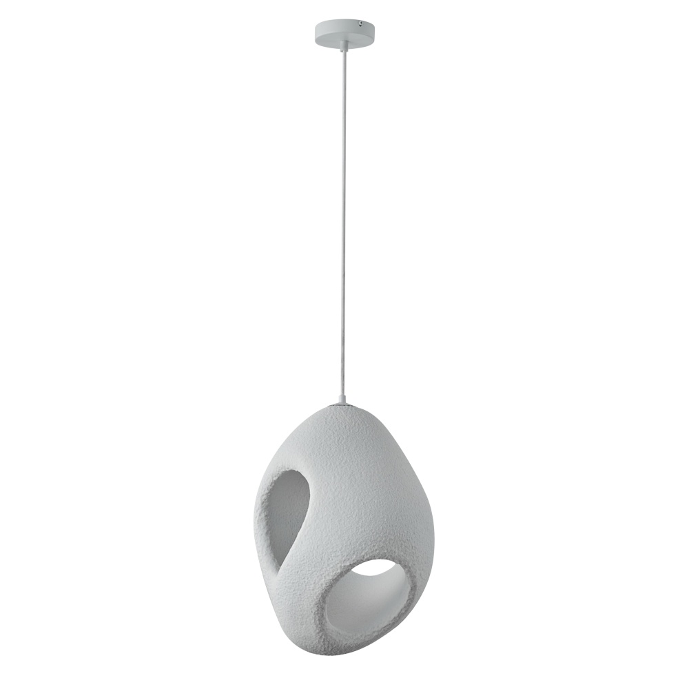 LÁMPARA DE TECHO COLGANTE DE POLIESTERINO E27 290x290x410mm ARTE ILLUMINA ALBA