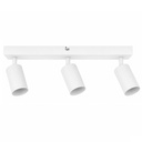 FOCO 3 LUCES 3xGU10 Máx. 7W 400x60x130mm BLANCO ARTE ILLUMINA BRAVA