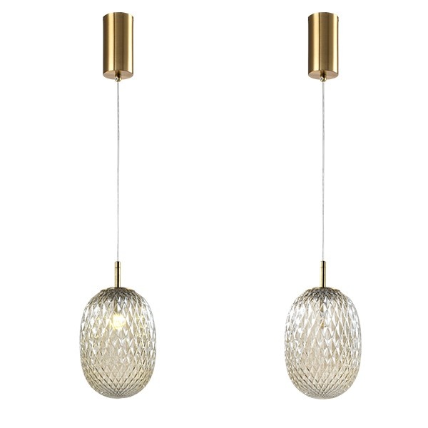 LÁMPARA DE TECHO COLGANTE CRISTAL 1xE27 MÁX. 15W 150x230mm ARTE ILLUMINA CANDY