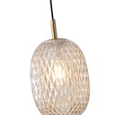 LÁMPARA DE TECHO COLGANTE CRISTAL 1xE27 MÁX. 15W 150x230mm ARTE ILLUMINA CANDY