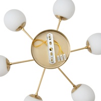 LÁMPARA DE TECHO COLGANTE 6xE27 MÁX. 15W 720x730mm BLANCO ARTE ILLUMINA PUFF