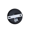 LÁMPARA DE TECHO COLGANTE CRISTAL 1xE27 100x1270mm NEGRO ARTE ILLUMINA AURELIA