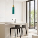 LAMPARAS DE TECHO VIDRIO COLGANTE Ø104x41 E14 CALLIOPE