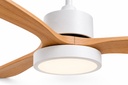 VENTILADOR DECORATIVO CON ASPAS RETRÁCTILES, ALTAVOZ BLUETOOTH, LUZ LED Y MANDO A DISTANCIA MOTOR 32W DC