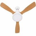 VENTILADOR DECORATIVO CON ASPAS RETRÁCTILES, ALTAVOZ BLUETOOTH, LUZ LED Y MANDO A DISTANCIA MOTOR 32W DC