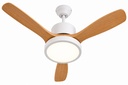 VENTILADOR DECORATIVO CON ASPAS RETRÁCTILES, ALTAVOZ BLUETOOTH, LUZ LED Y MANDO A DISTANCIA MOTOR 32W DC