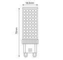 BOMBILLA LED G9 SMD 7W 1000lm ''PRO'' 175-265V