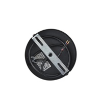 LÁMPARA DE TECHO COLGANTE DE METAL 1xE27 MÁX. 15W Ø600mm NEGRO-ORO ARTE ILLUMINA GALILEA