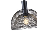 LÁMPARA DE TECHO COLGANTE 1xE27 MÁX. 15W 255x1280mm CAMPANA ARTE ILLUMINA NEGRA