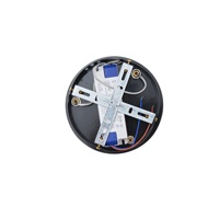 LÁMPARA COLGANTE ACRÍLICAS REDONDA LED 48W 4320lm 3000K Ø400mm PLATA ARTE ILLUMINA TORINO