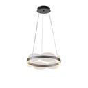 LÁMPARA COLGANTE ACRÍLICAS REDONDA LED 48W 4320lm 3000K Ø400mm PLATA ARTE ILLUMINA TORINO