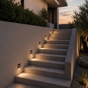 EMPOTRABLE DE PARED LED 3W DC24V 18lm IP54 85x85x46mm ARTE ILLUMINA
